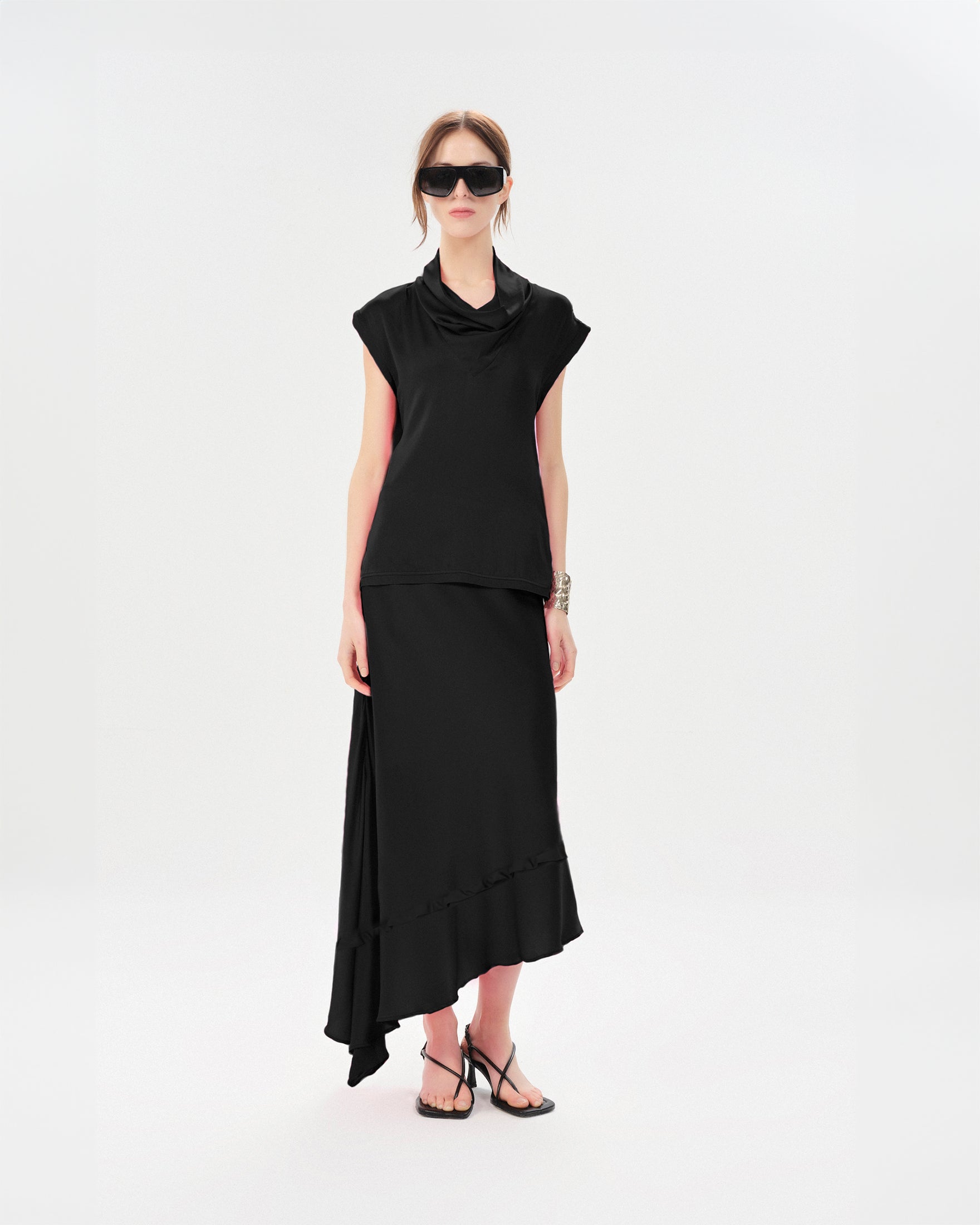 Maria Cher Chiclana Daphne Top in Black