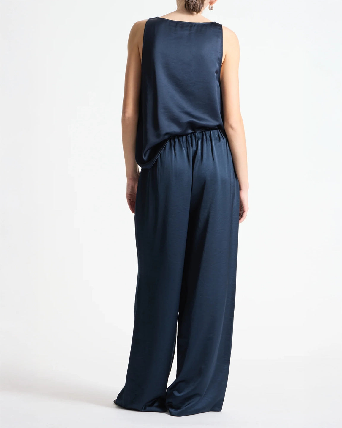 Saint Art Paige Pull-On Pant in Navy