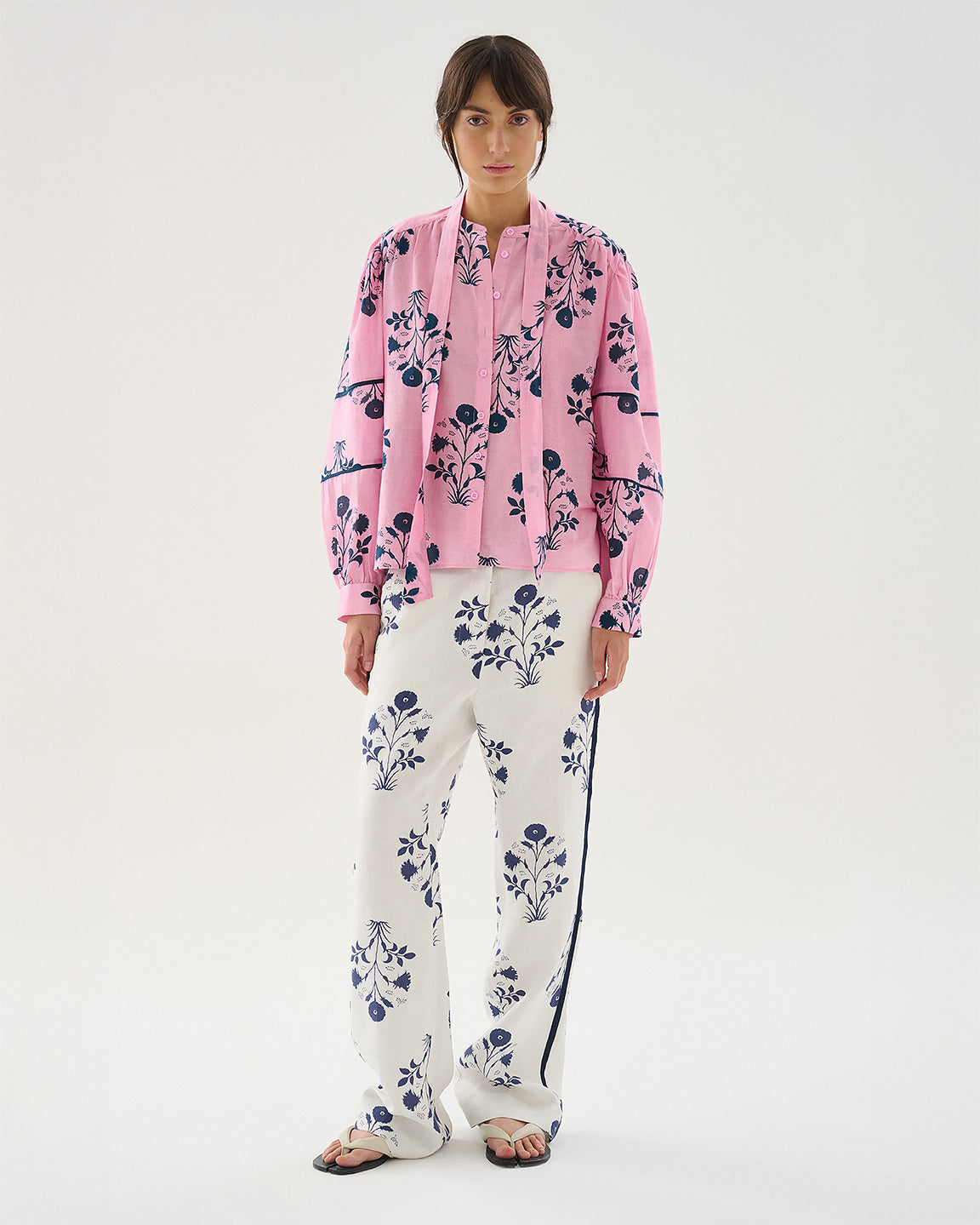 Maria Cher Bolson Roberta Blouse in Pink