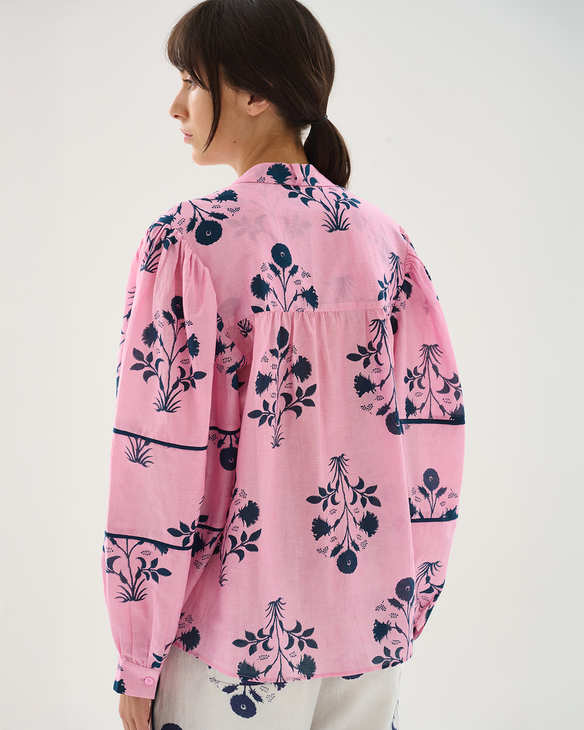Maria Cher Bolson Roberta Blouse in Pink