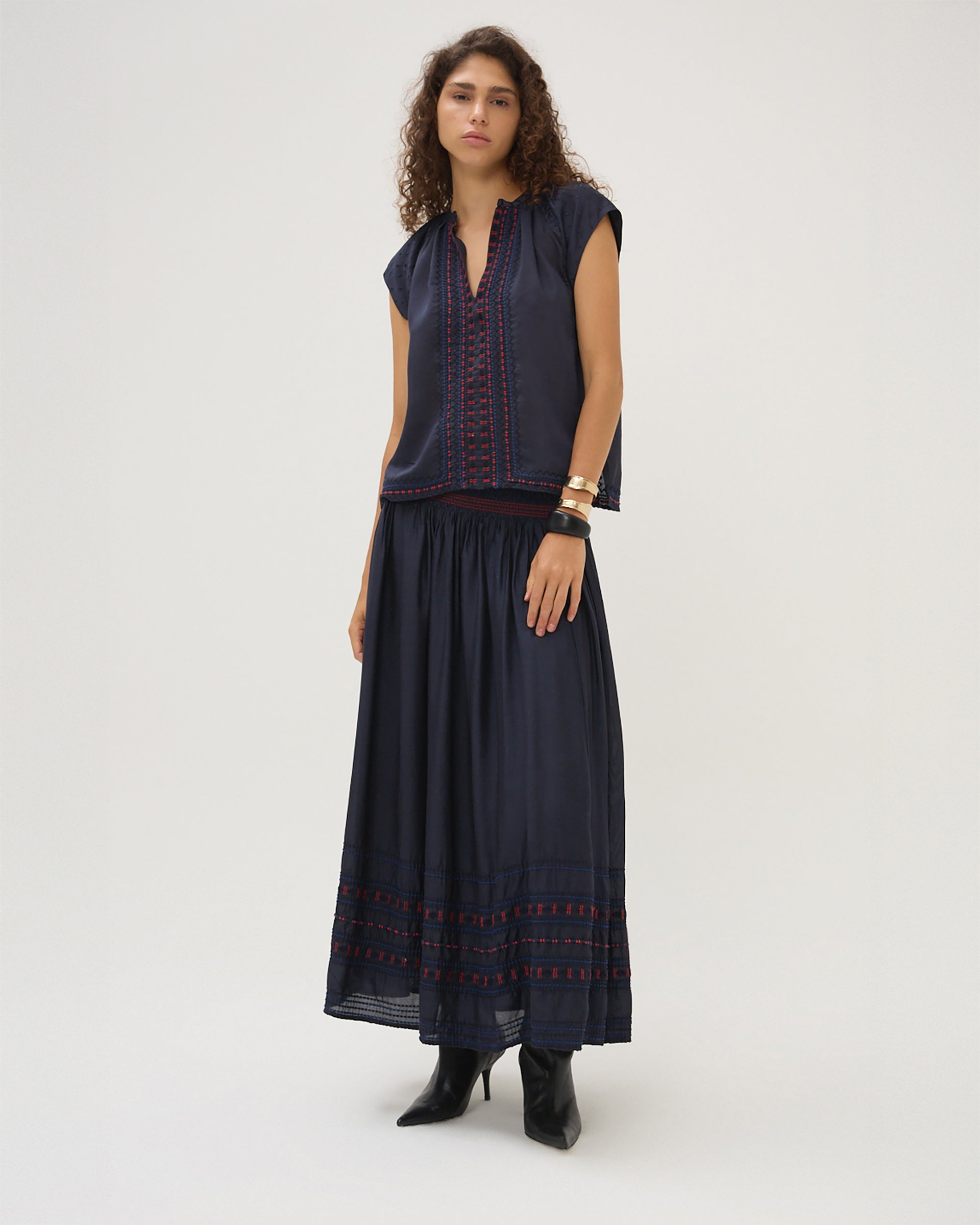 Maria Cher Joan Monica Top Marine