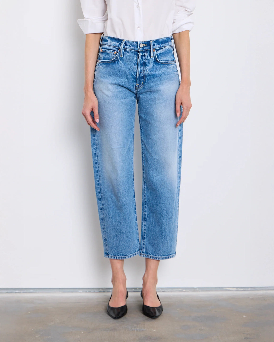 Betro Simone Ellen Barrel Leg Jean In Euclid Wash