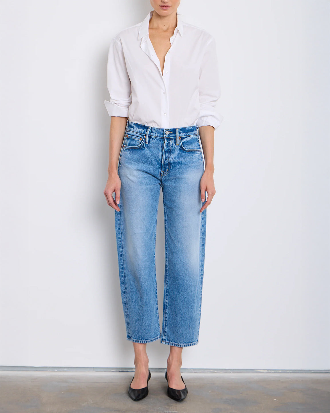 Betro Simone Ellen Barrel Leg Jean In Euclid Wash