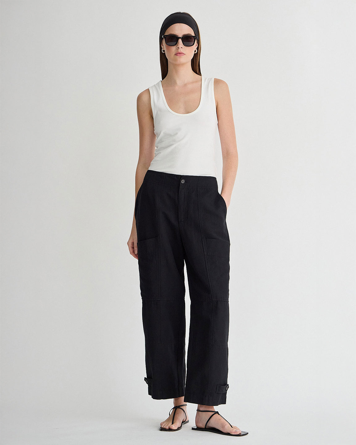 Apiece Apart Juna Cargo Pant in Tobacco or Black