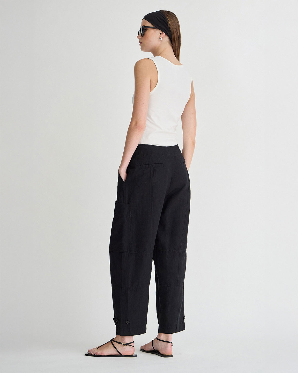 Apiece Apart Juna Cargo Pant in Tobacco or Black