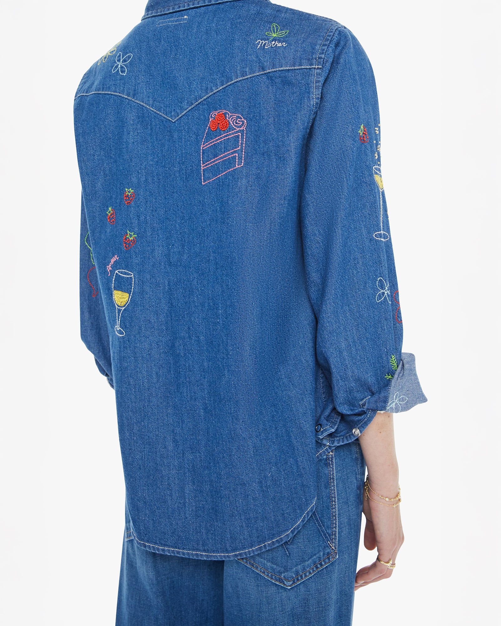 Mother Denim The All My Exes Denim Shirt in Reservations Required