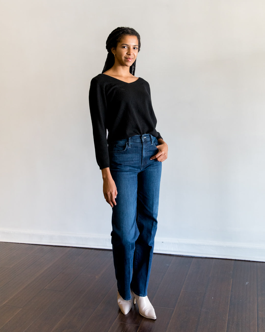 Jumper 1234 Joan Vee Sweater in Black