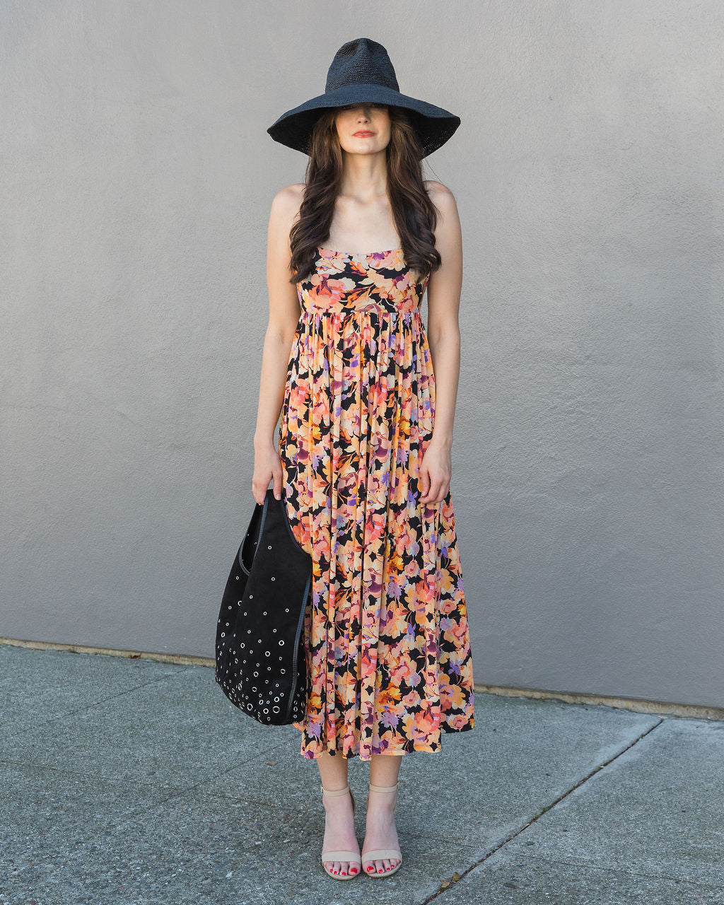 Ulla Johnson Hayes Sleeveless Jersey Dress in Night Bloom