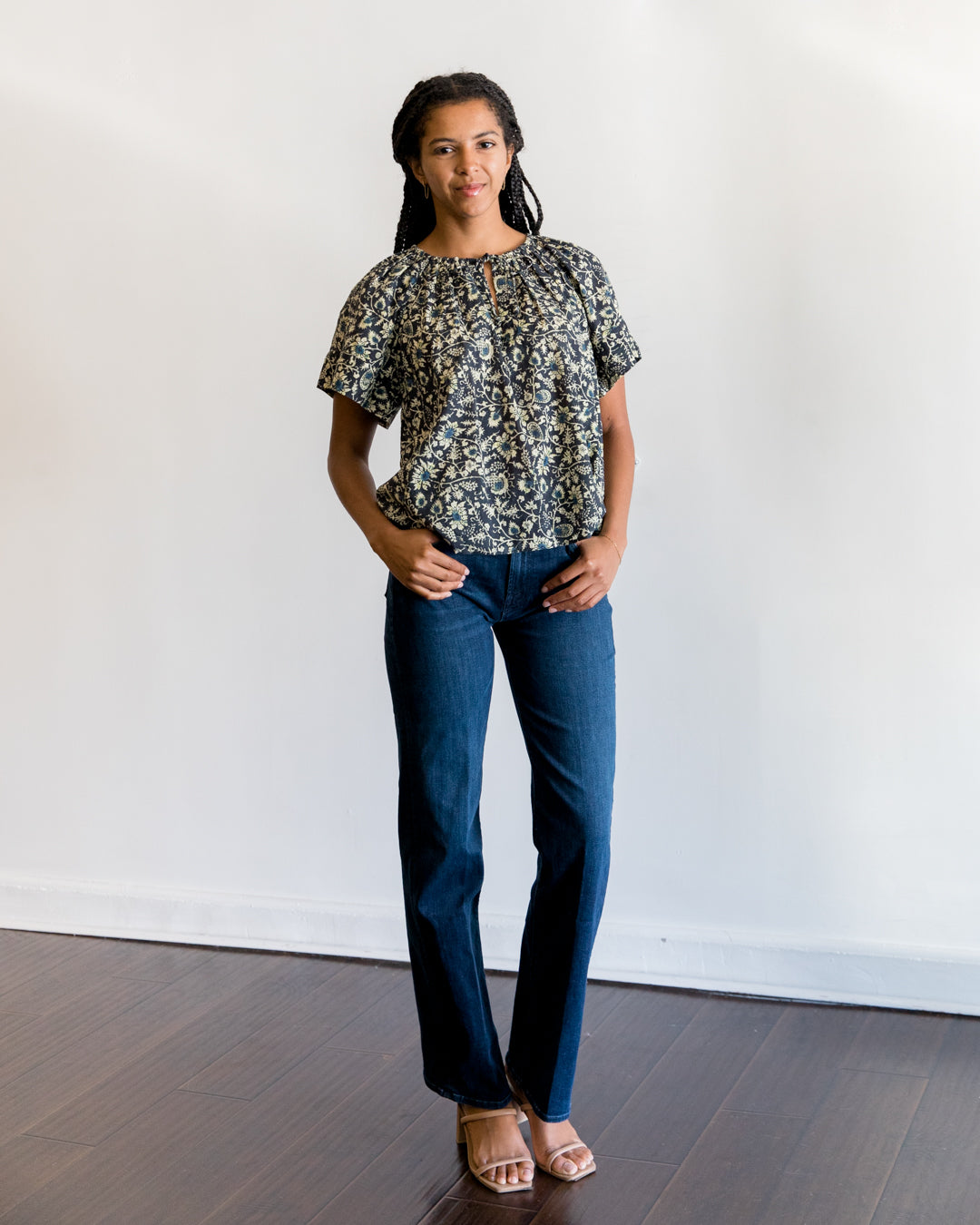 Ulla Johnson Sena Top in Raven