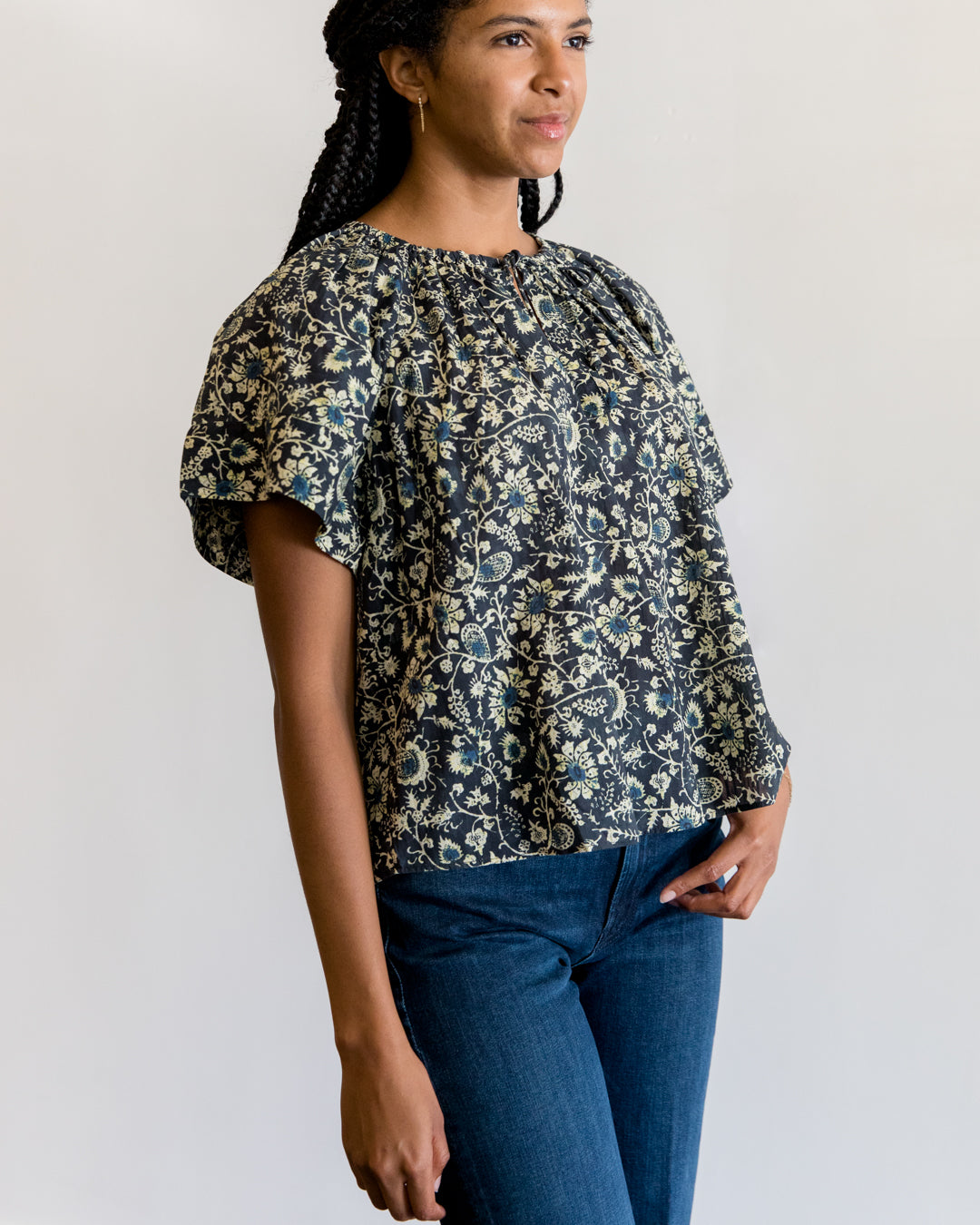 Ulla Johnson Sena Top in Raven