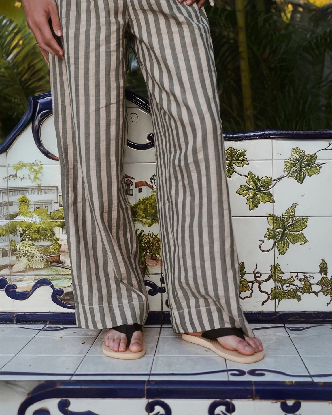 MIRTH Baden Pant in Safari Stripe
