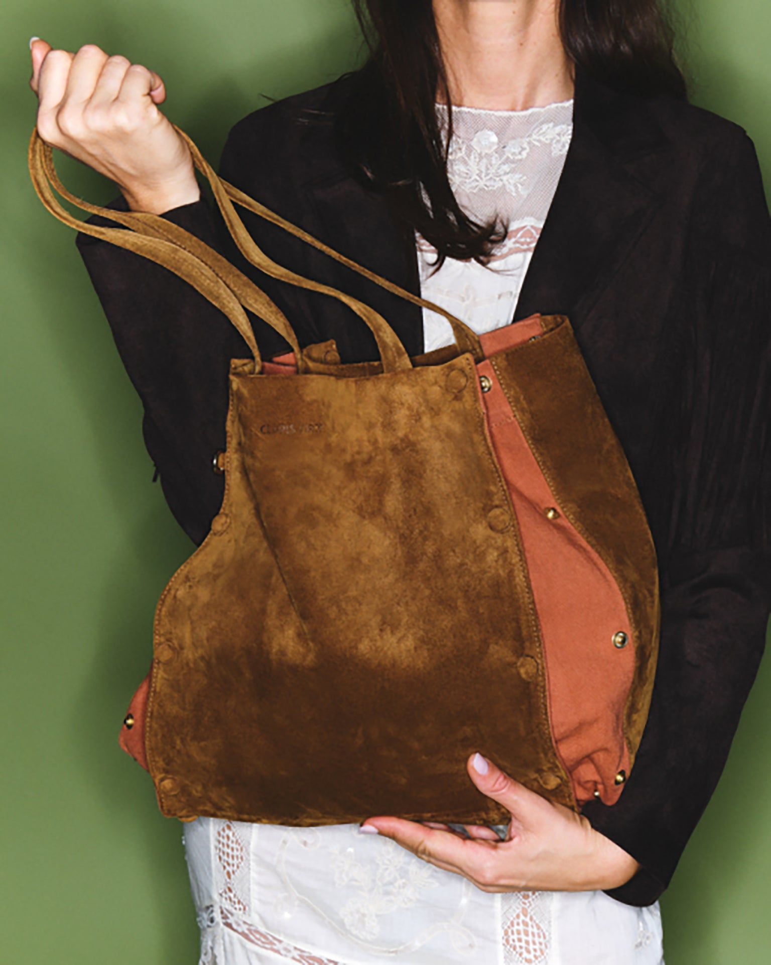 Claris Virot Joseph Bag in Tobacco Terracotta Leather
