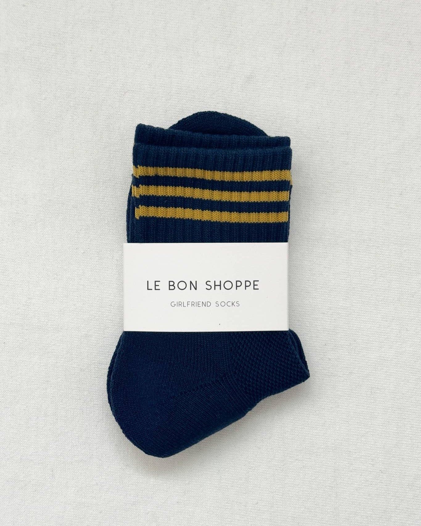Le Bon Shoppe Girlfriend Socks in Navy