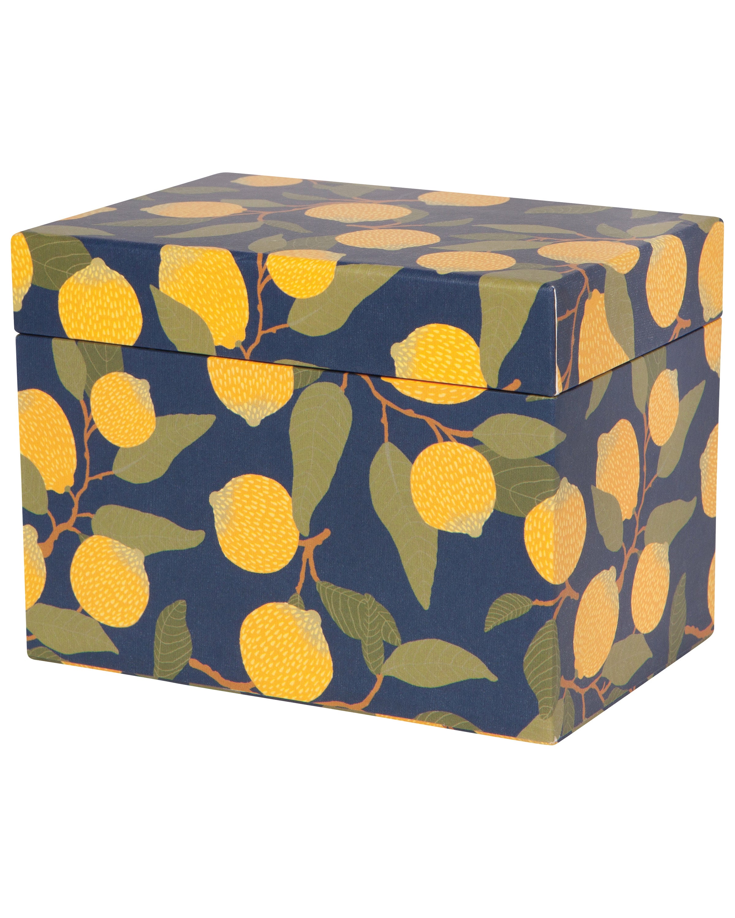 Danica Designs Recipe Card Box in Lemons