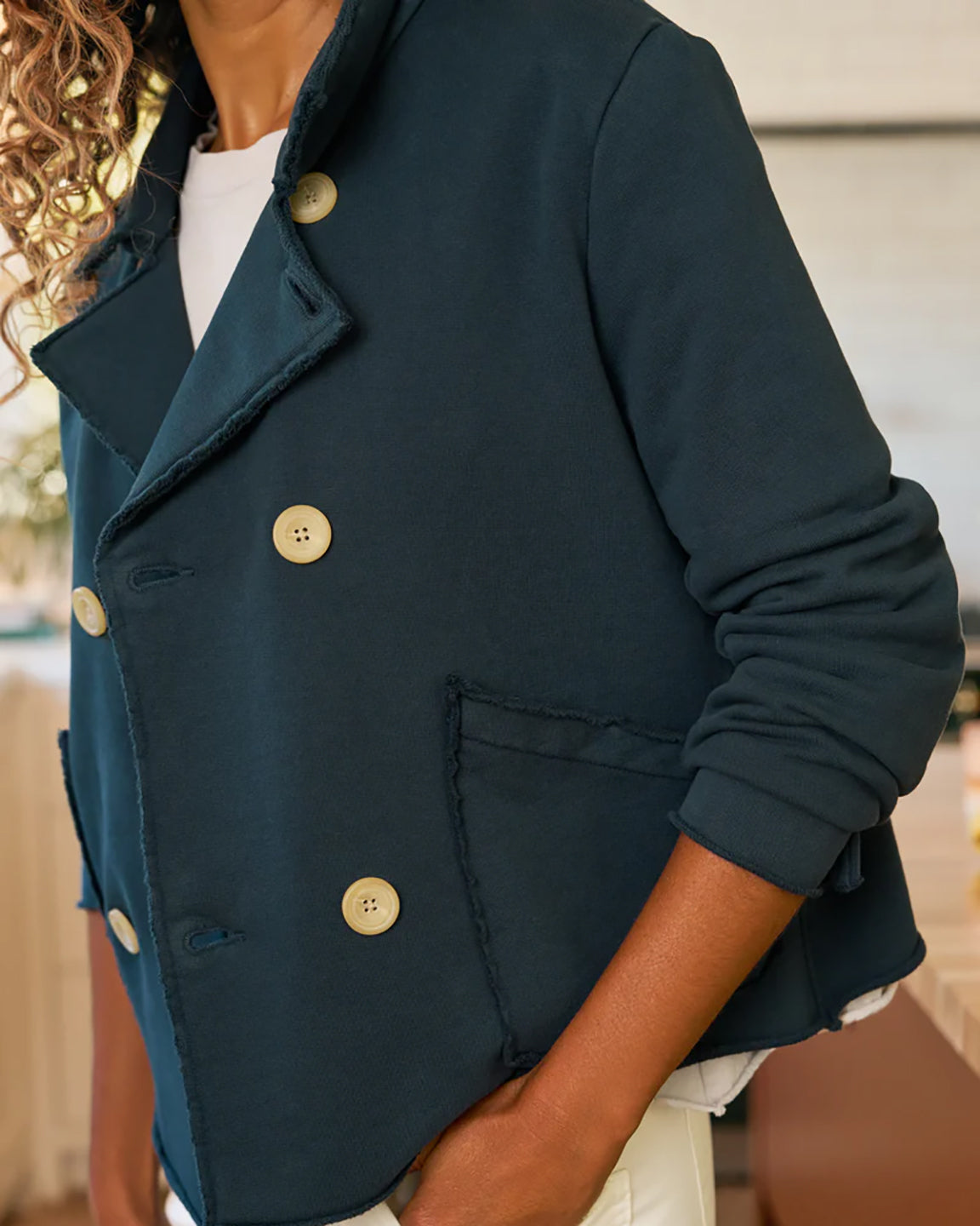 Frank & Eileen Mini Belfast Sweatshirt Peacoat Vintage Navy