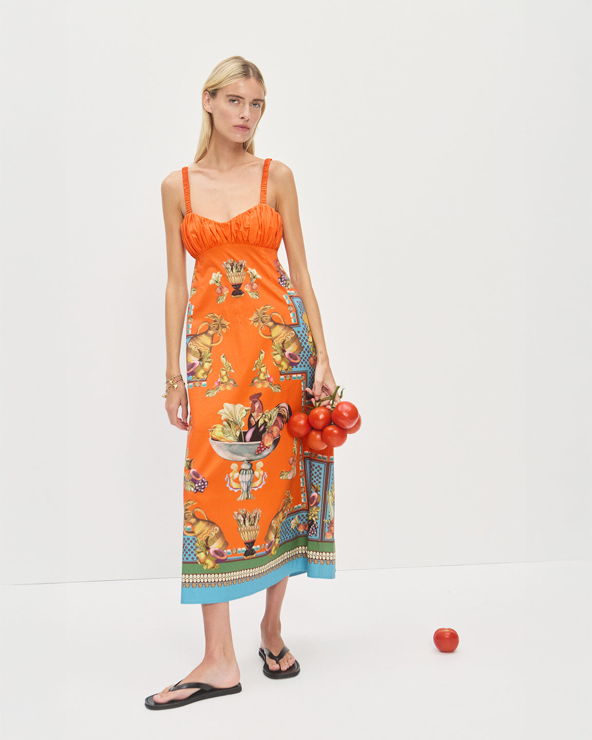 ALÉMAIS Rocco Midi Dress 14 AU/UK (10 US)