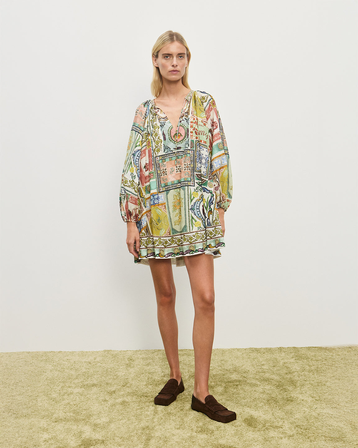 Alemais Tommasina Mini Dress in Multi