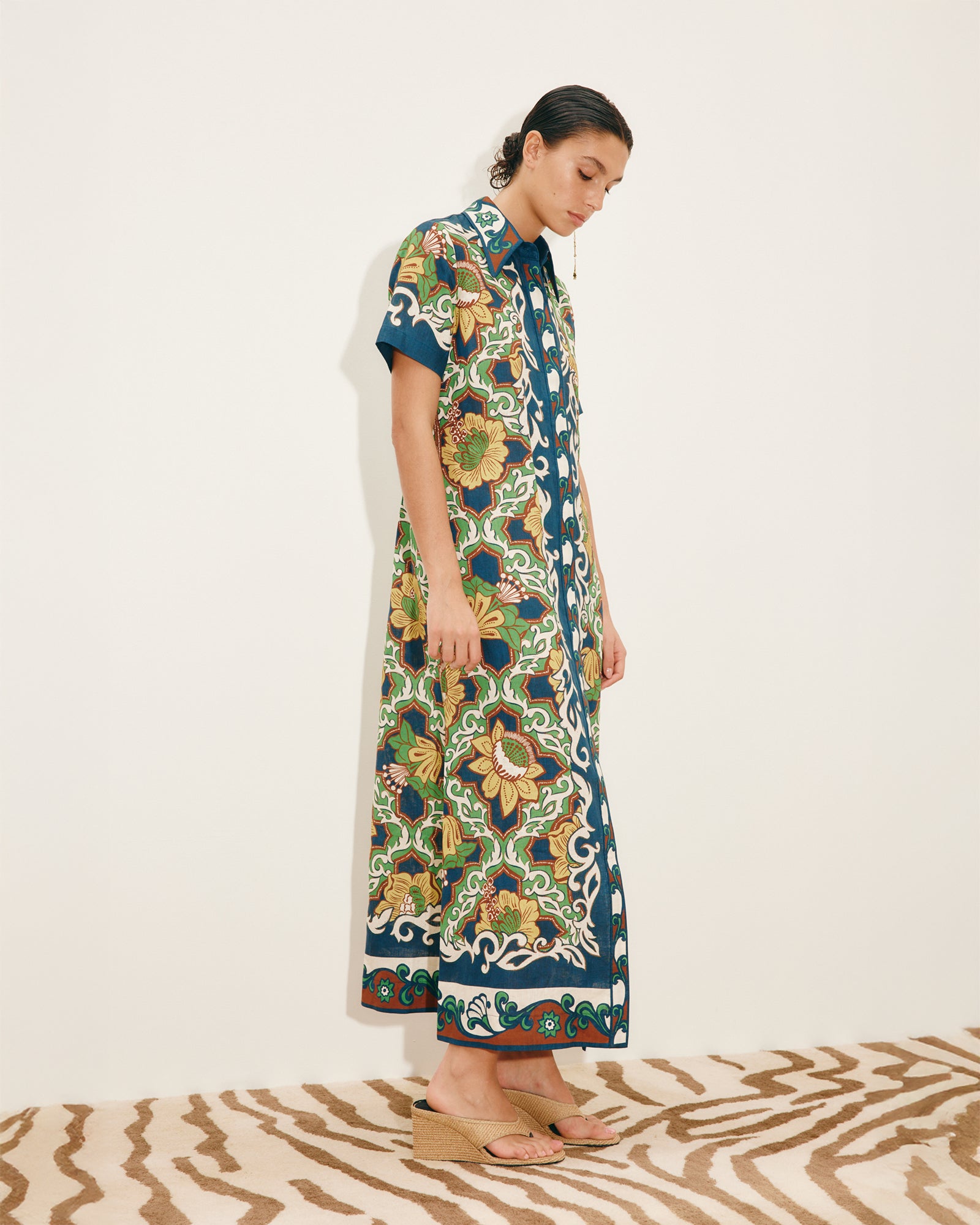 Alemais Liana Shirtdress in Multi