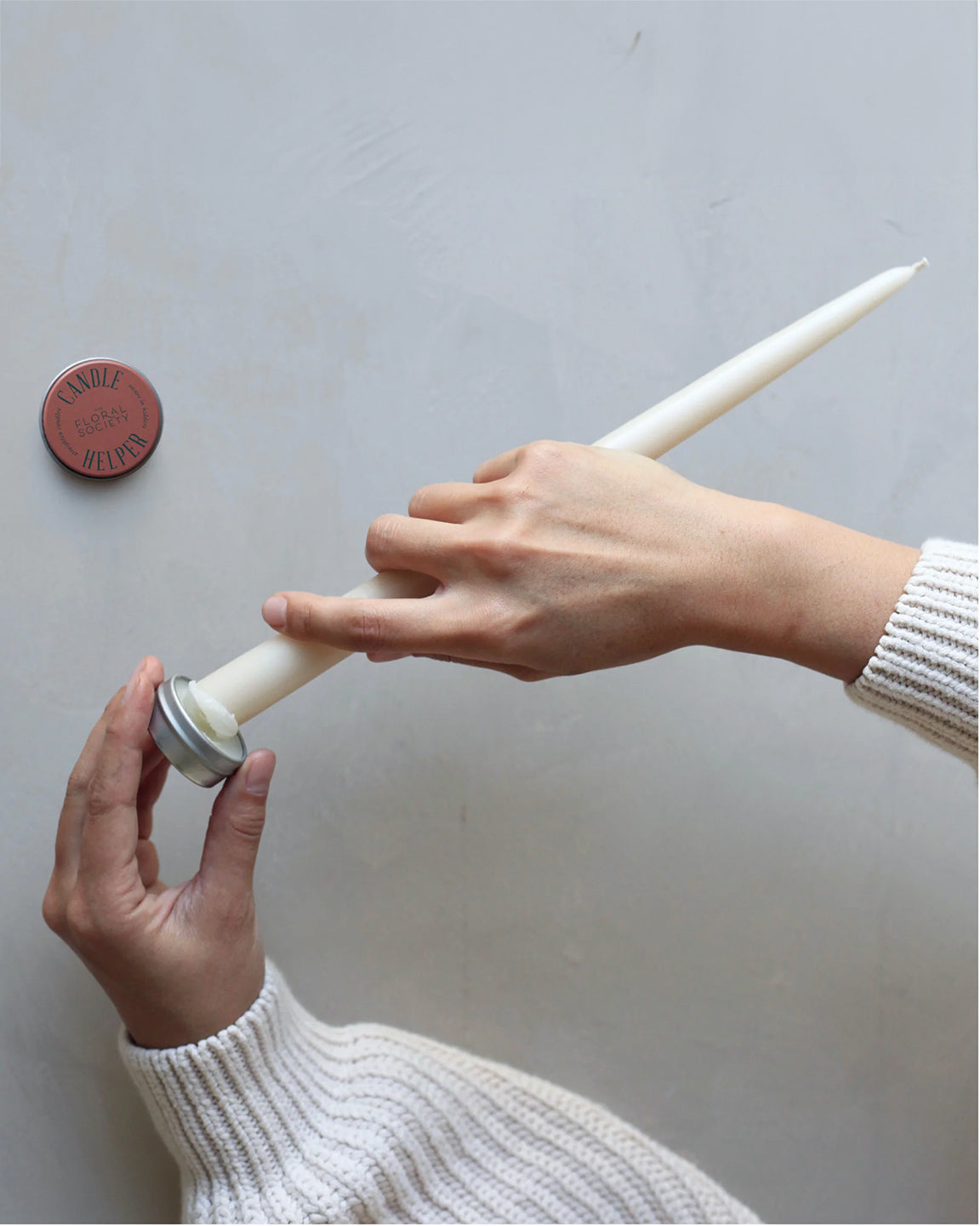 The Floral Society Candle Helper Wax