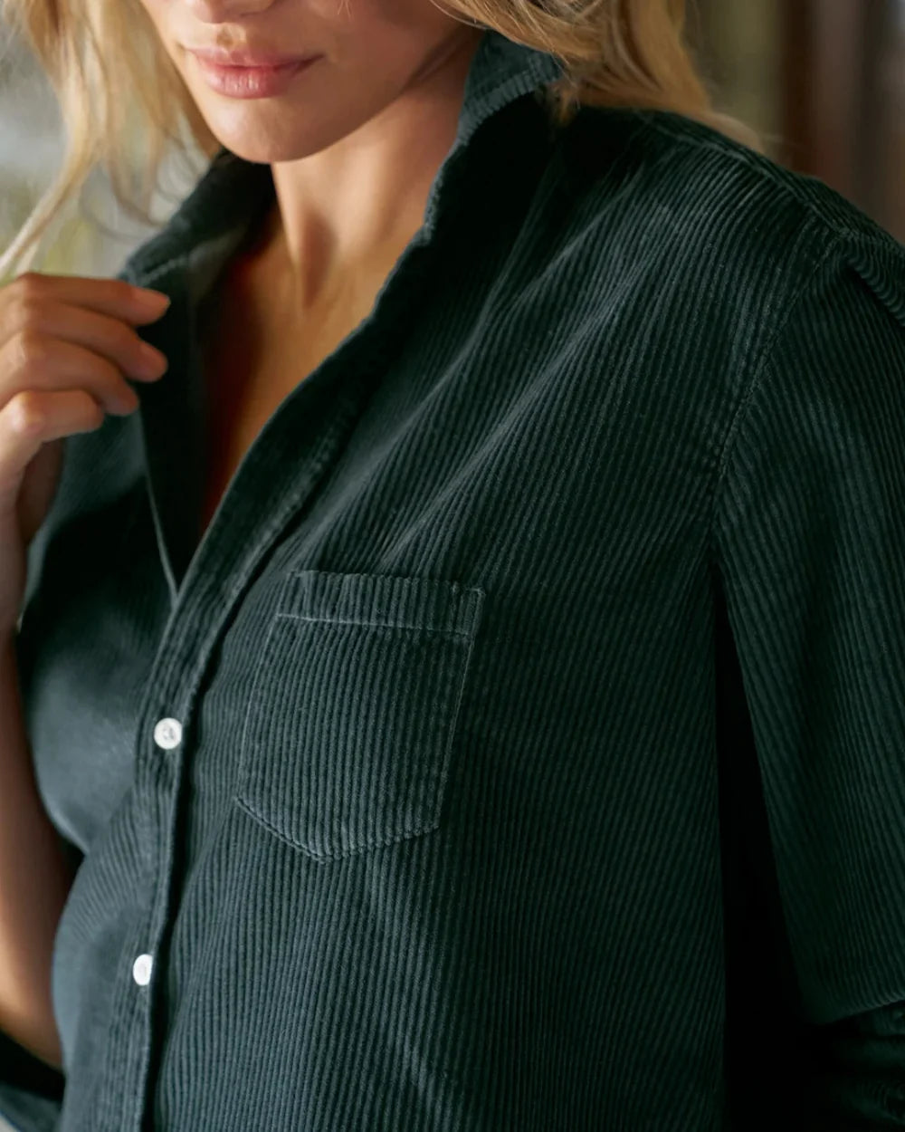Frank & Eileen Tailored Button Up Shirt in Peacock