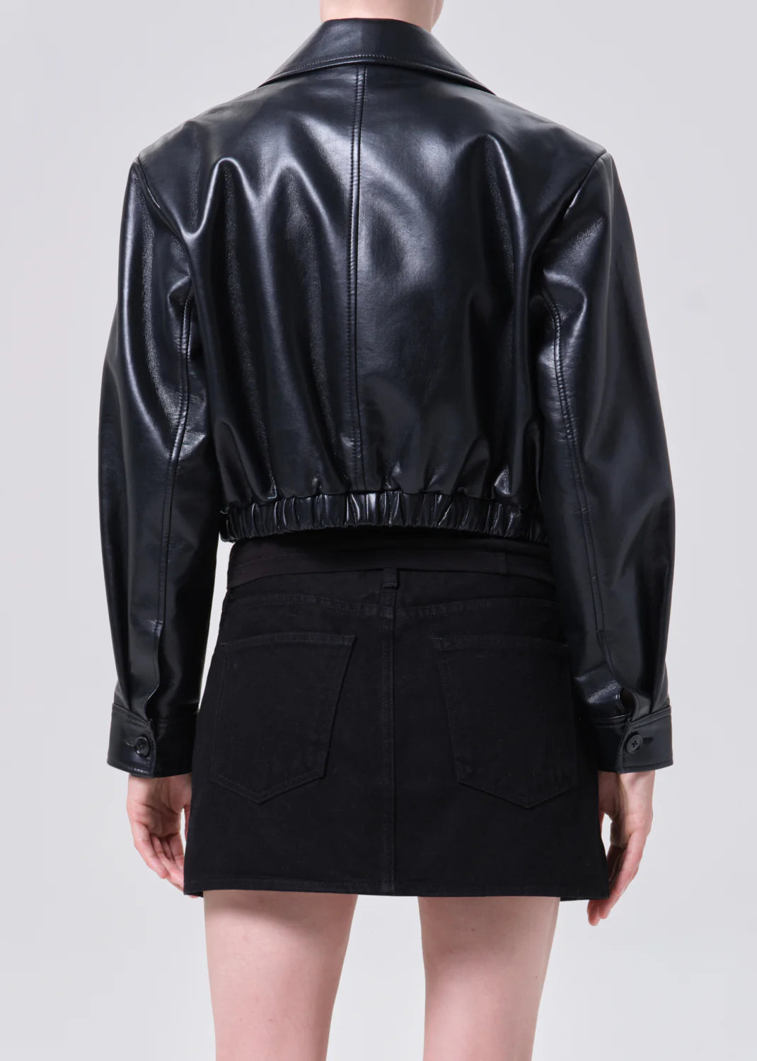 Agolde Nahla Cropped Jacket in Detox