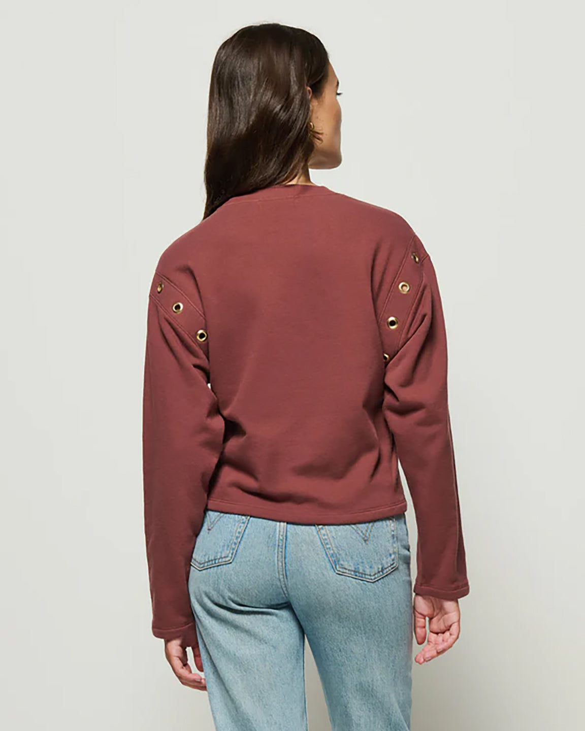 Nation Arlem Sweatshirt in Brunette