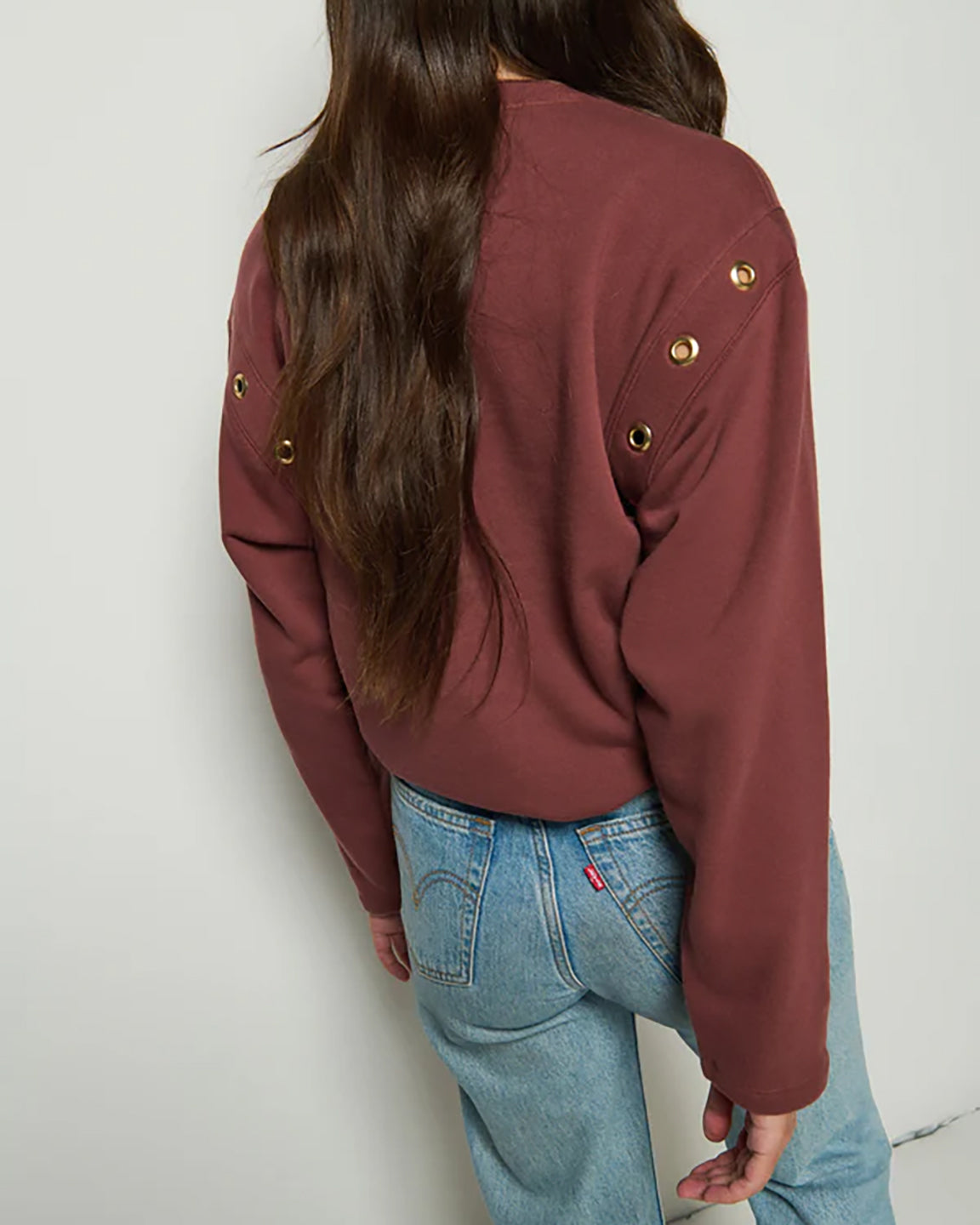 Nation Arlem Sweatshirt in Brunette