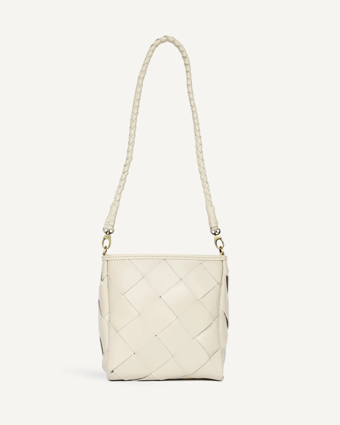 Bembien Alix Bag in Grande Weave Cream