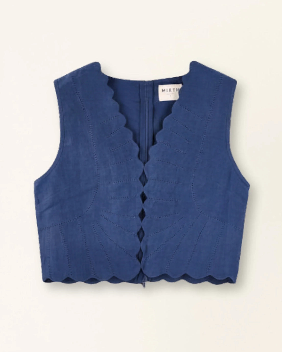Mirth Barcelona Sunrise Top in Blueberry