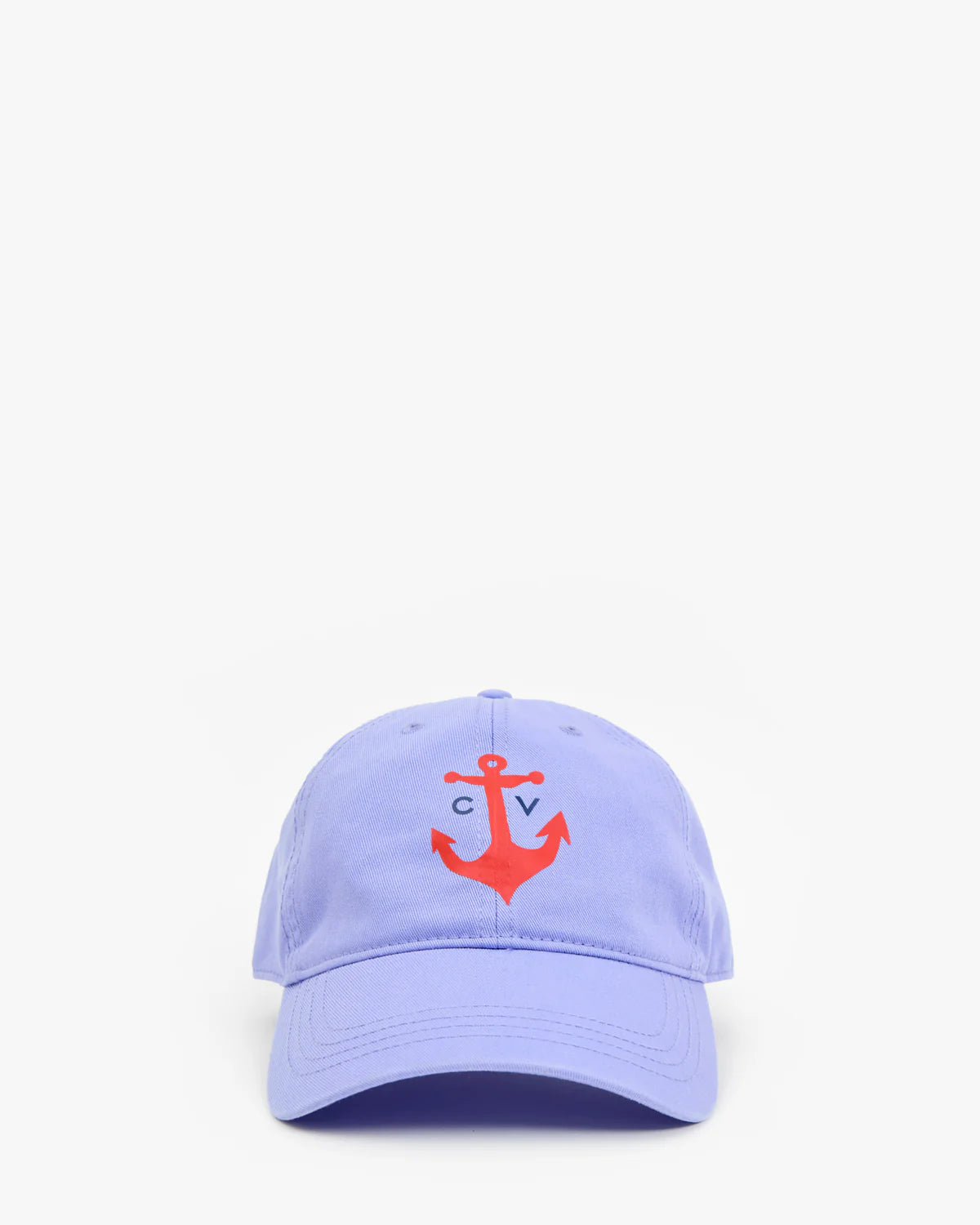 Clare V. CV Anchor Baseball Hat in Lilac