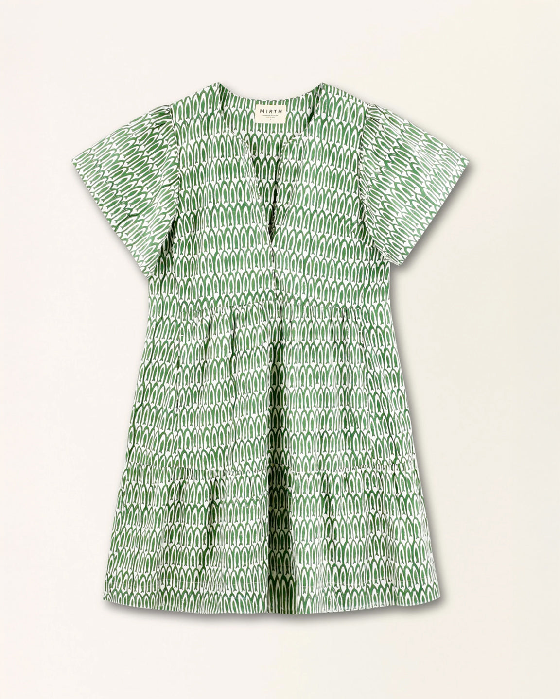 Mirth Beacon Hill Dress In Kelp Minnow