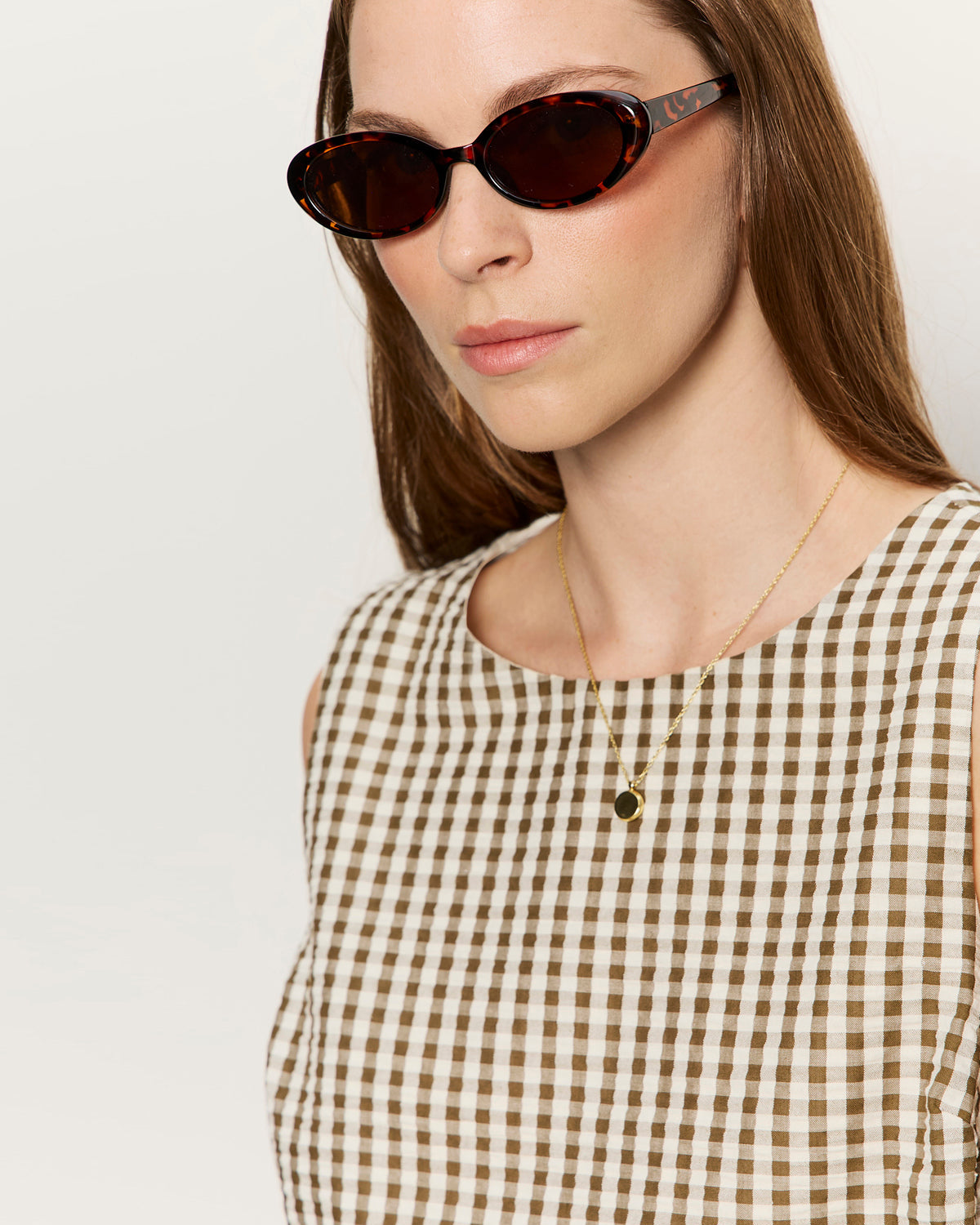 BETTER DAYS GINGHAM SHELL