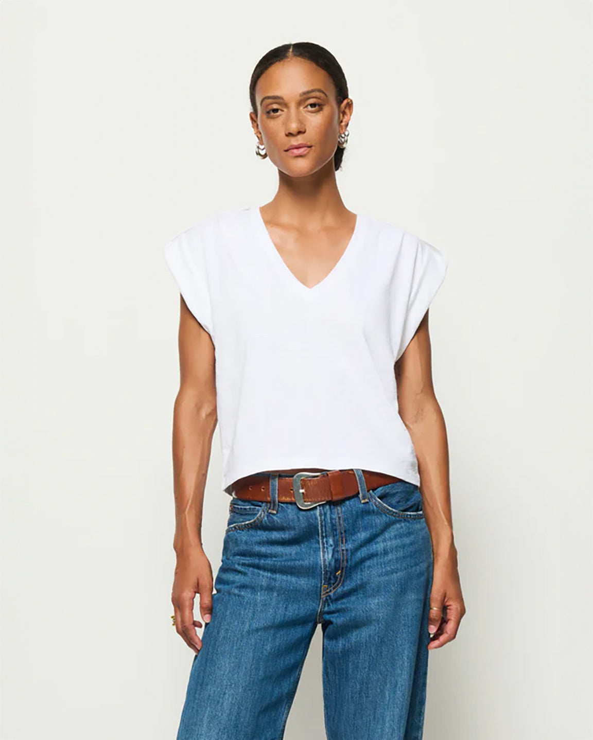 Nation Cooper Tank in Optic White