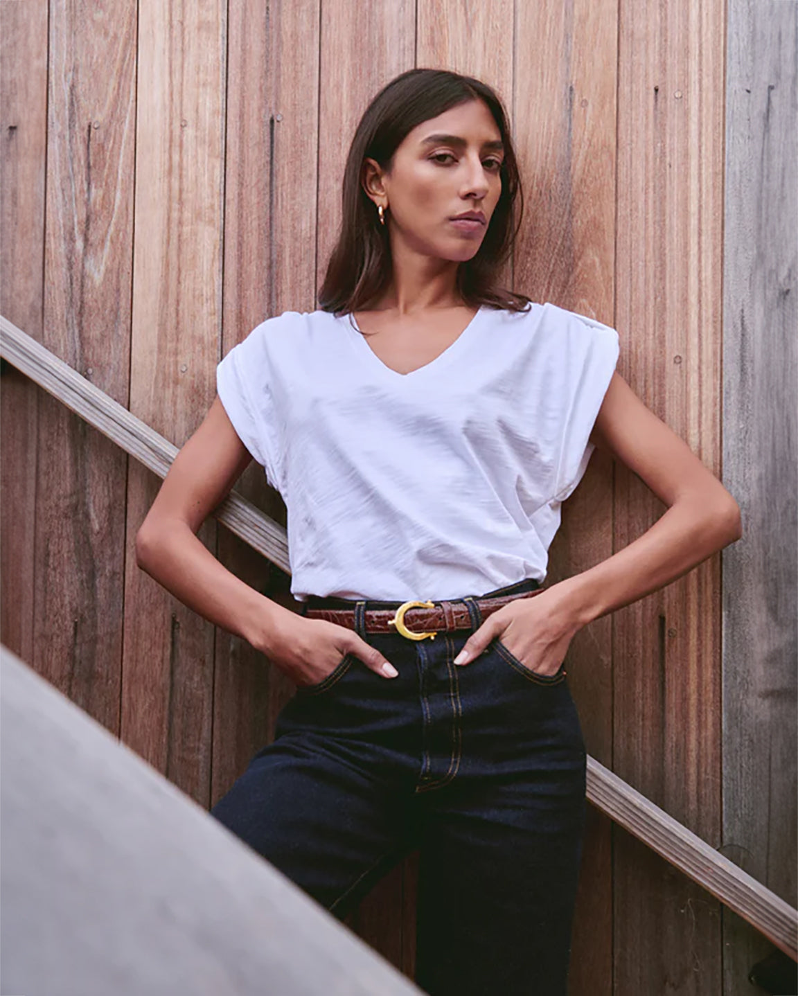 Nation Cooper Tank in Optic White