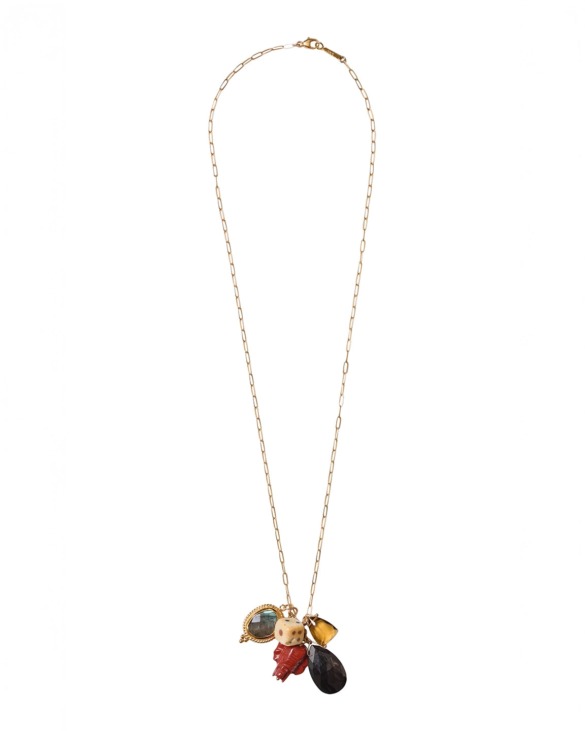 Chan Luu Multi Charm Necklace GF