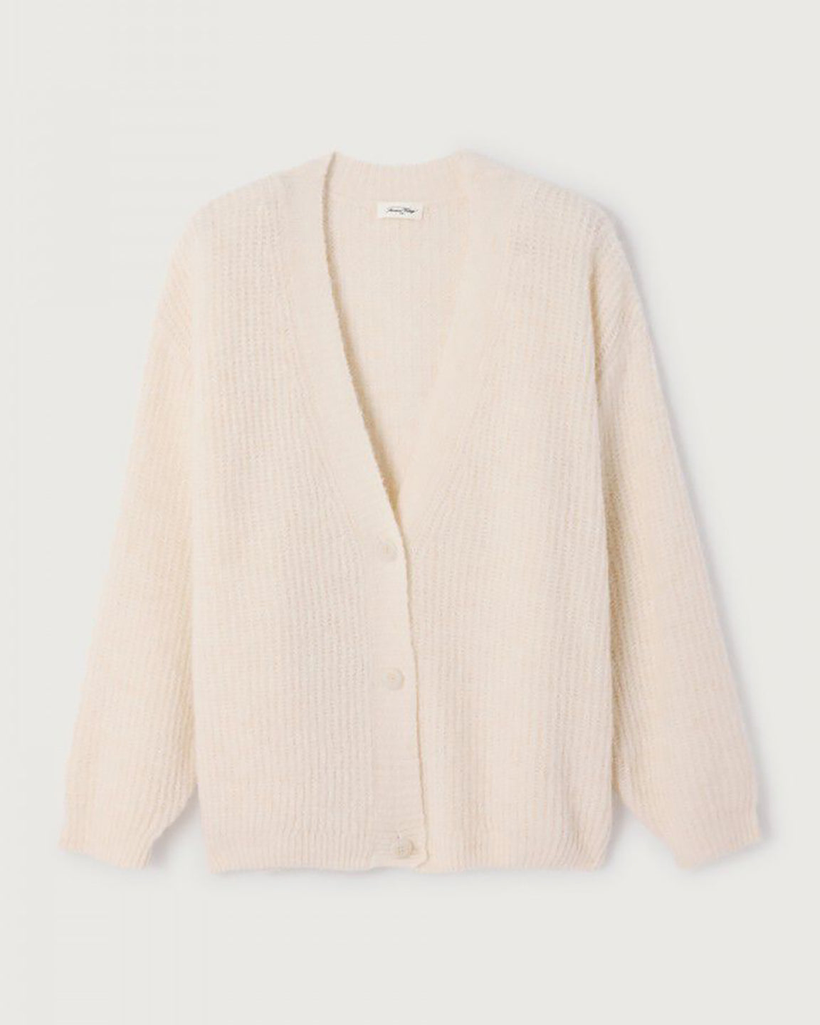 American Vintage East Cardigan in Cotton Candy Melange or Pearl Melange