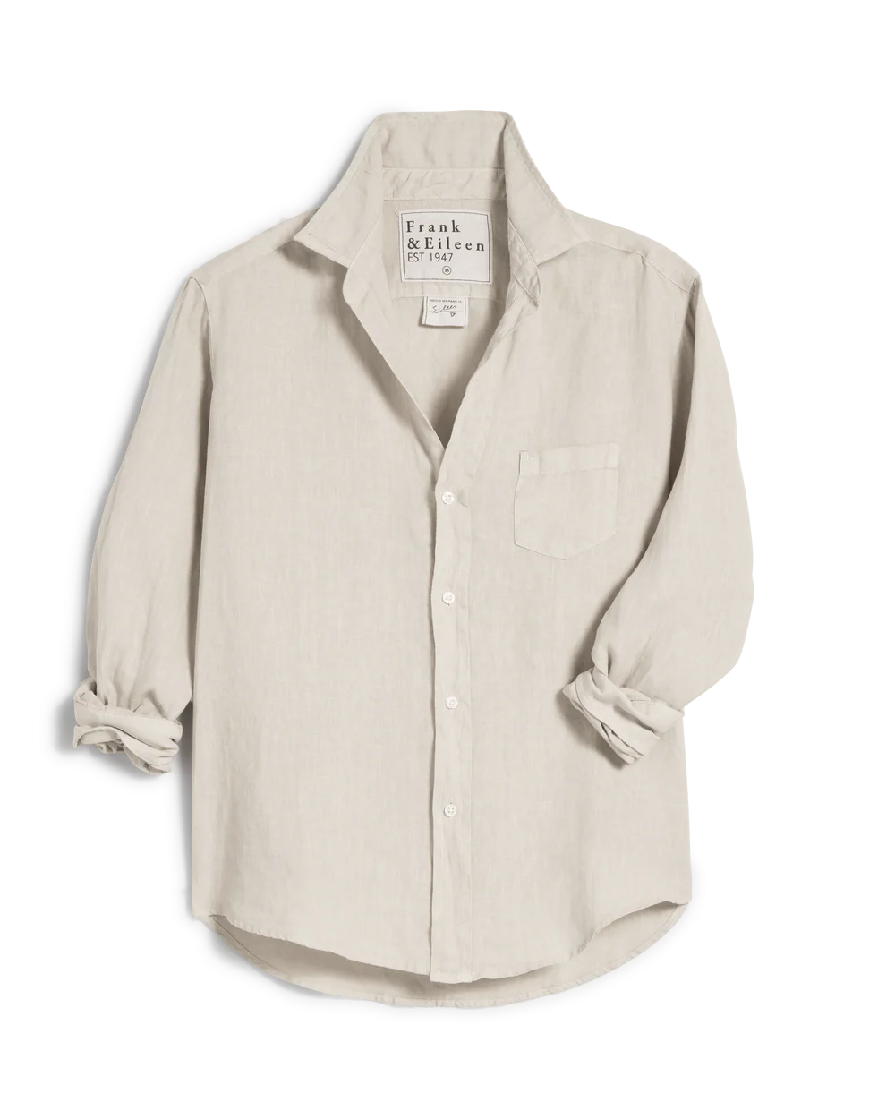 Frank & Eileen Relaxed Button-Up Shirt In Sand