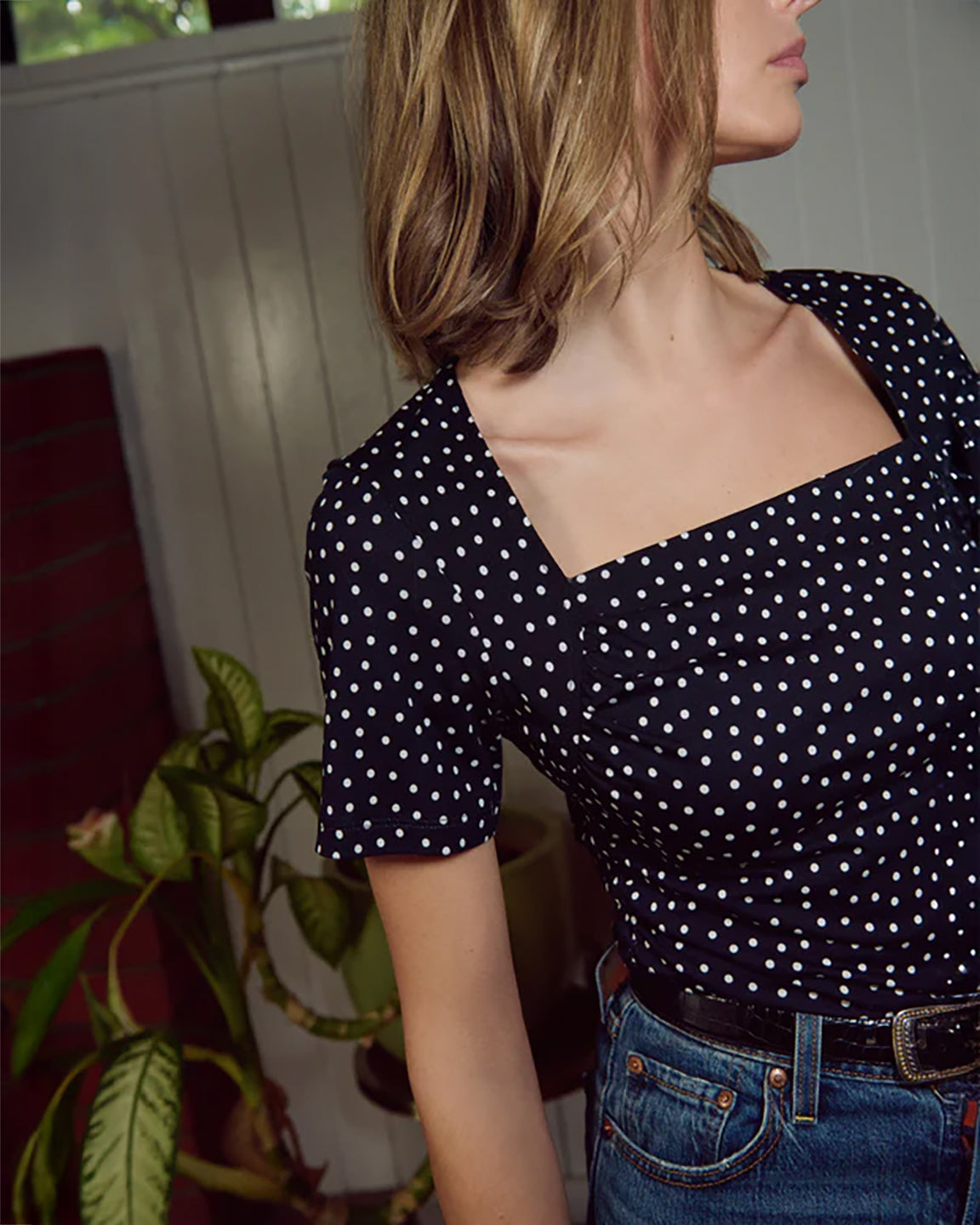Nation Elsie Top in Cabana Polka