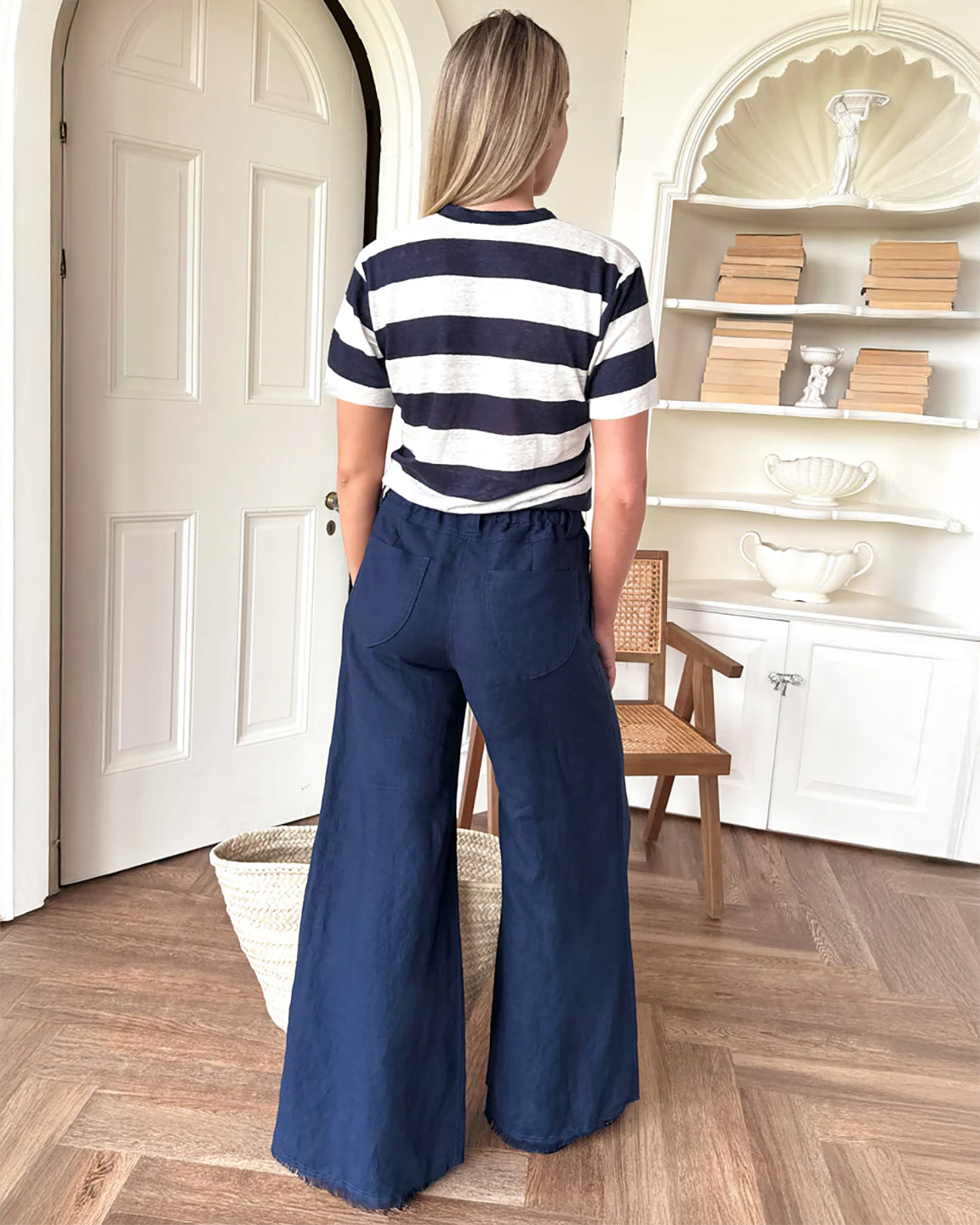 Emerson Fry Tulip Wide Leg Pants in Midnight