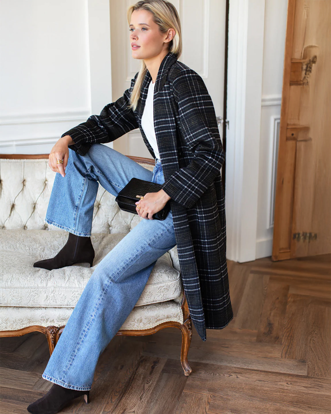 Emerson Fry Bowery Coat in Lewis Plaid