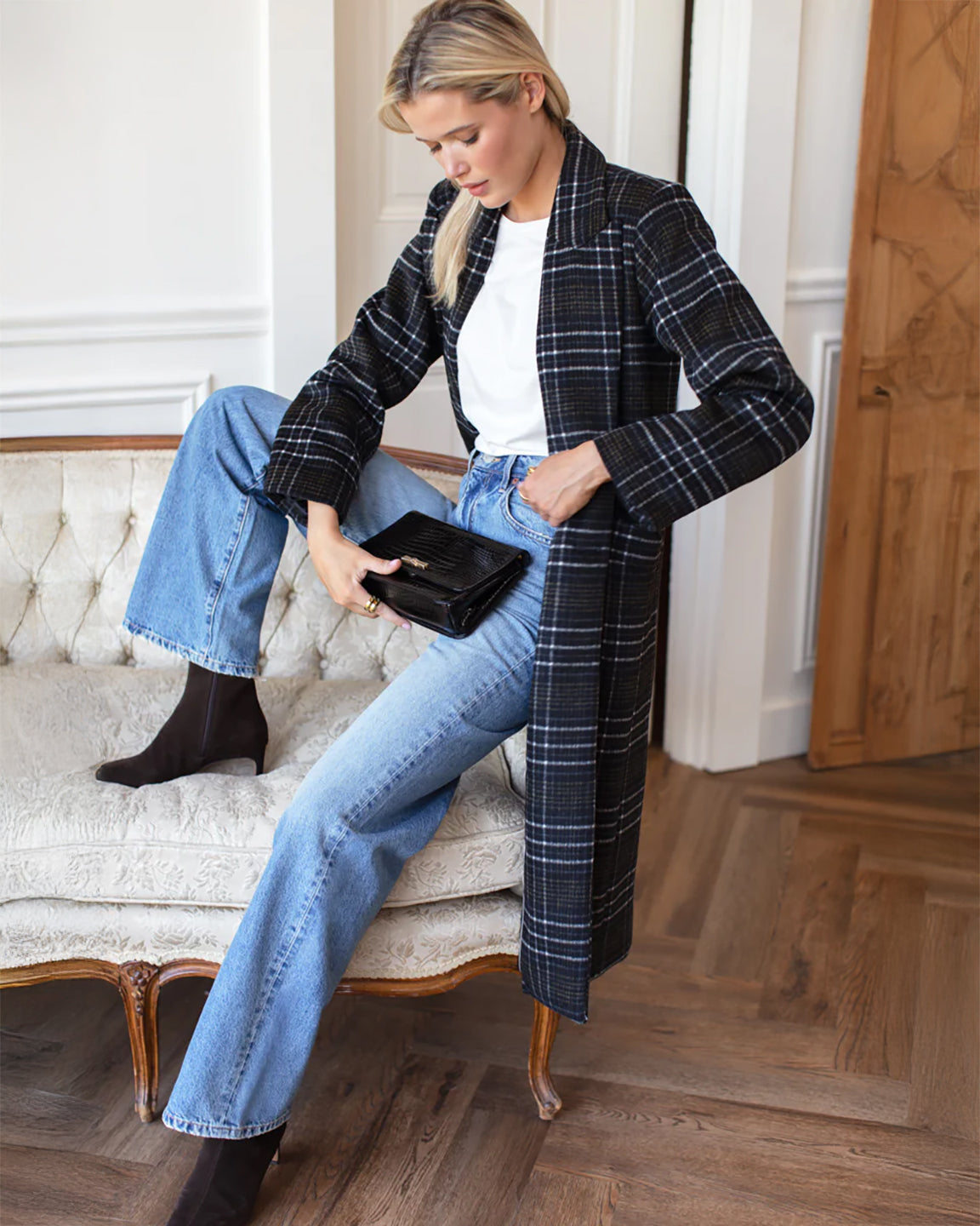 Emerson Fry Bowery Coat in Lewis Plaid