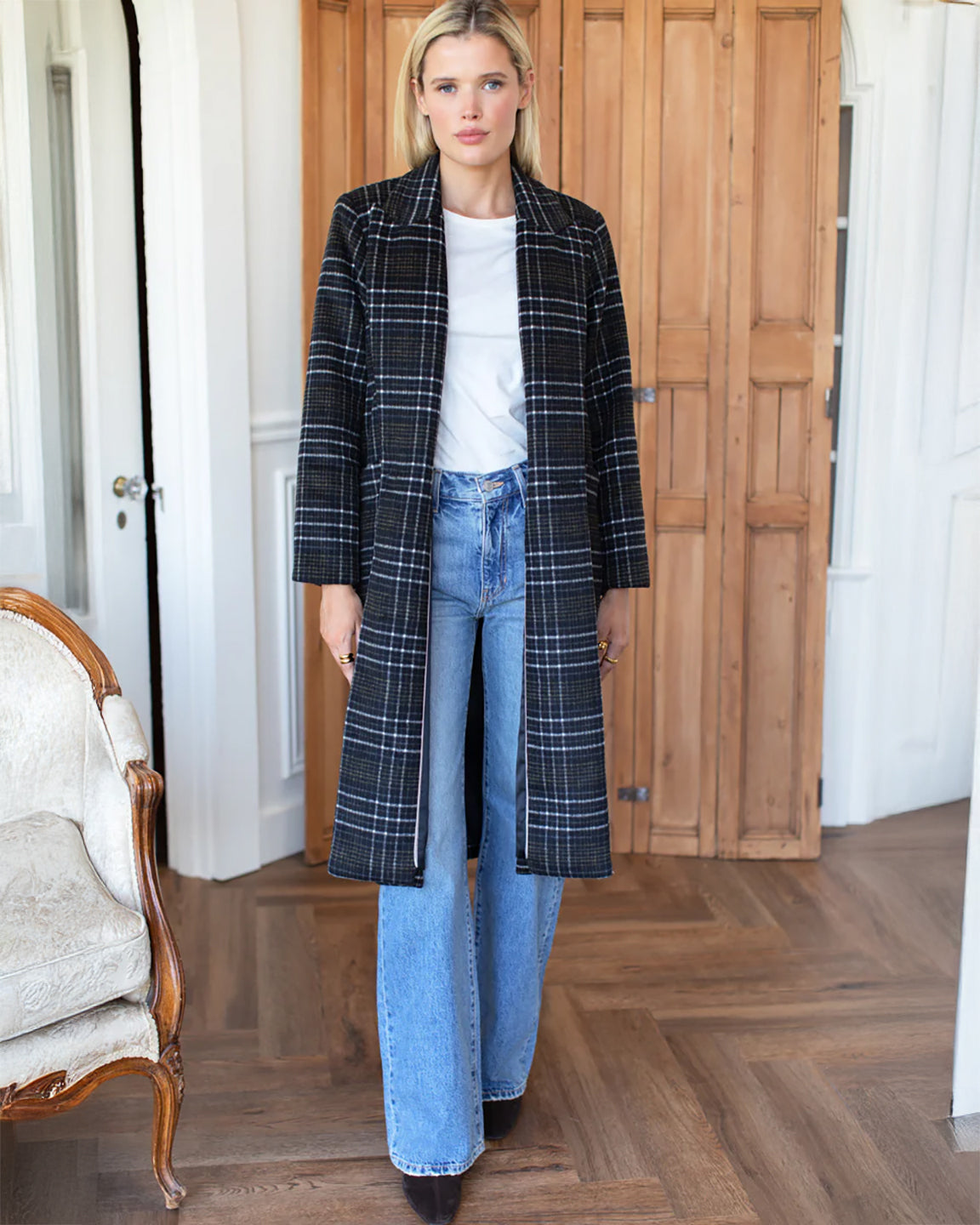 Emerson Fry Bowery Coat in Lewis Plaid