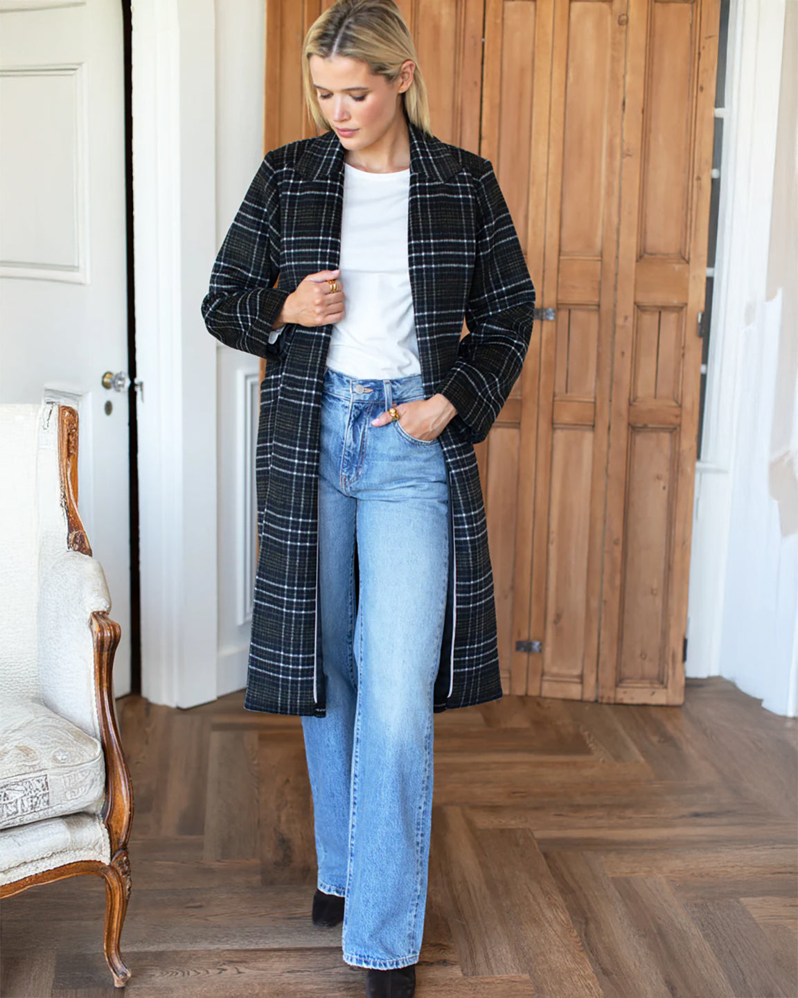 Emerson Fry Bowery Coat in Lewis Plaid