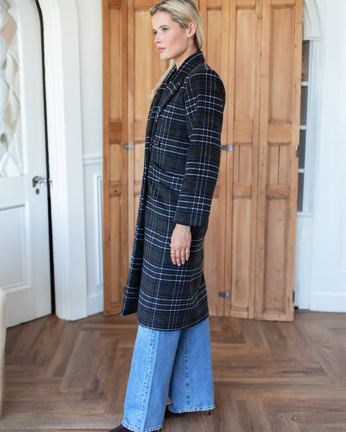 Emerson Fry Bowery Coat in Lewis Plaid