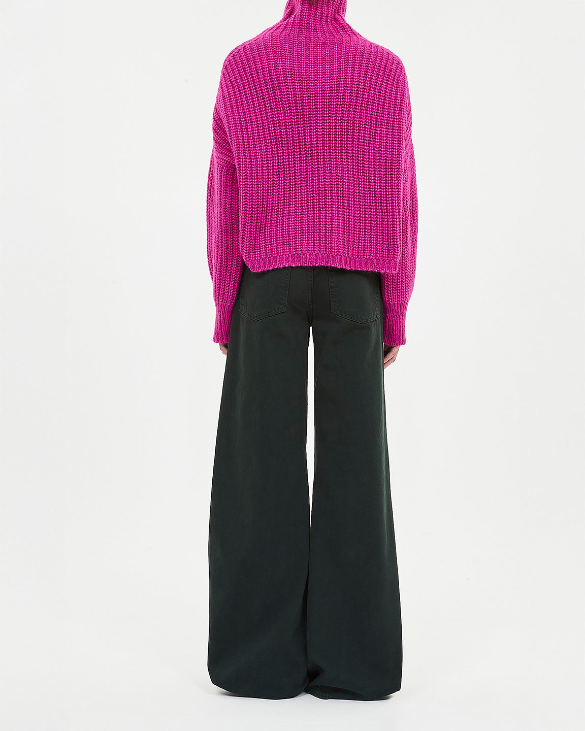Ulla Johnson Veron Alpaca Knit Turtleneck in Rose