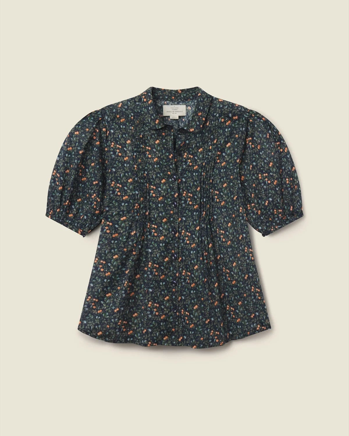 Trovata Nadine Blouse In Marin Ditsy