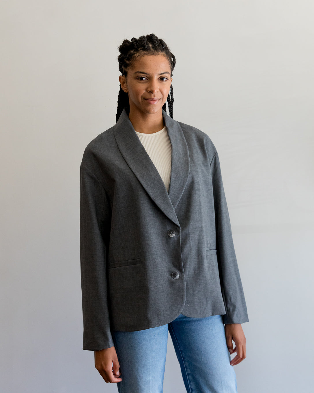 Xirena Jonah Jacket in Charcoal Melange
