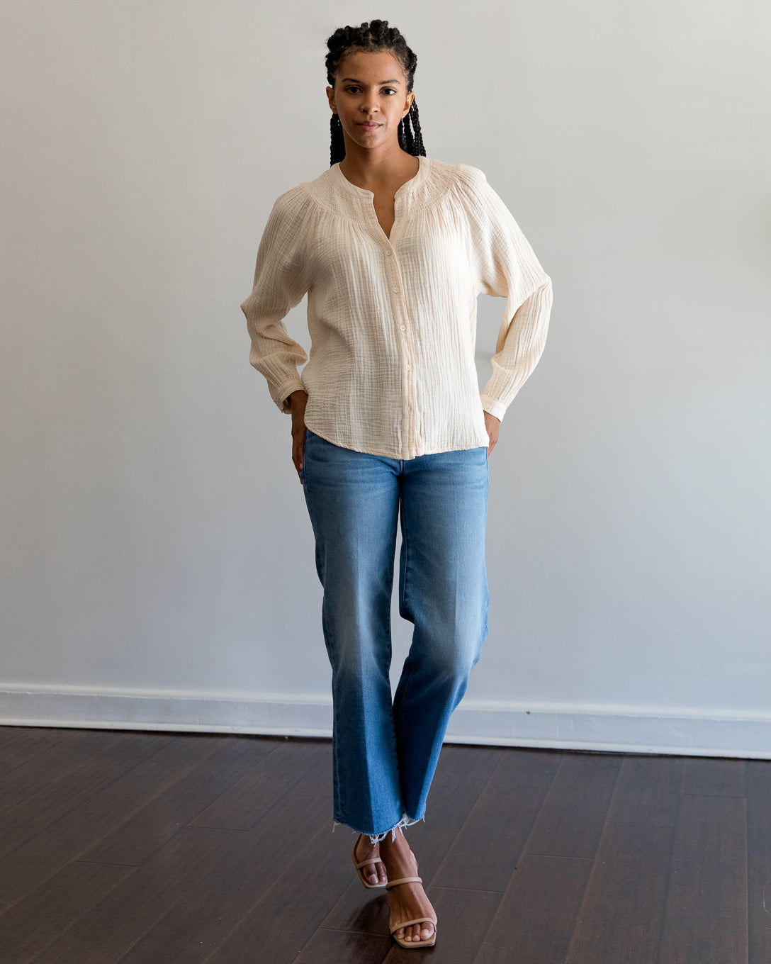 Xirena Adelle Shirt in Oysterette