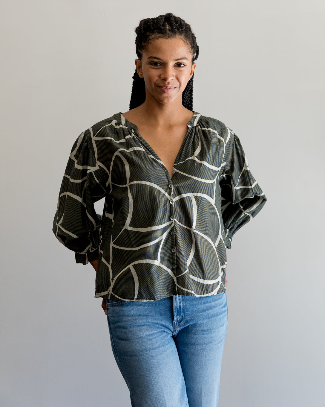 velvet by Graham and Spencer Betty Top in Airbrush