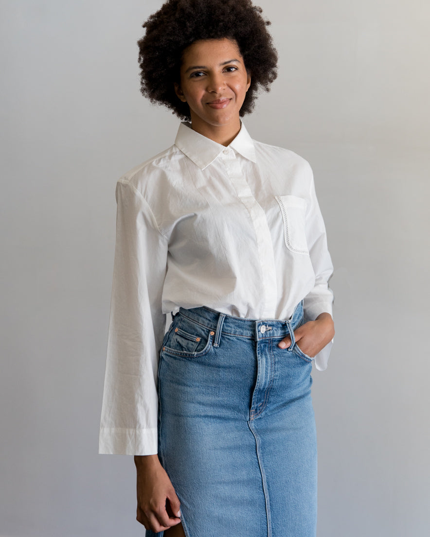 Neu Nomads Diya Blouse in White